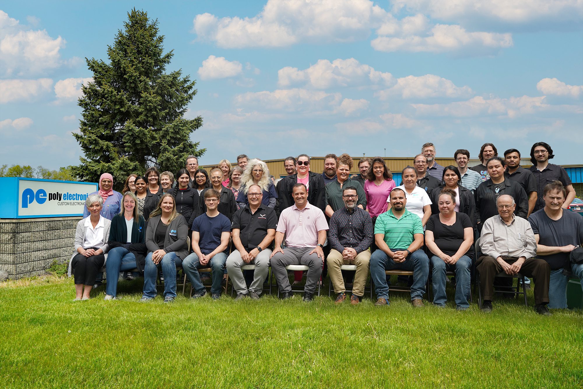 Poly Electronics Group Photo